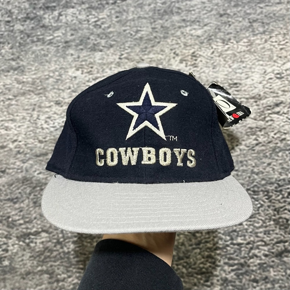 NWT VTG Dallas Cowboys New Era The 5950 Pro Model Hat Fitted Size 6 3/4 Wool 90s